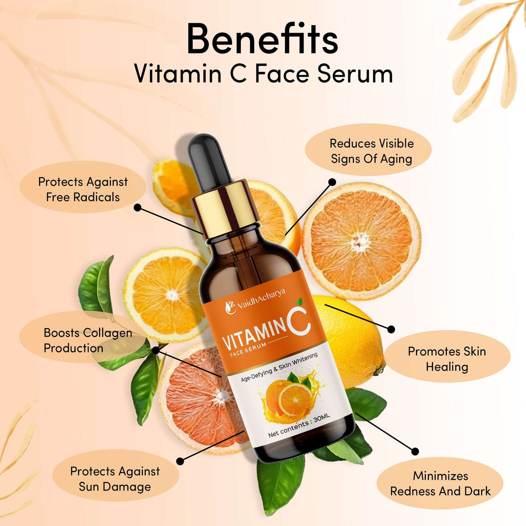 Vitamin C Serum | Reduces Dark Spots, Pigmentation & Oily Skin