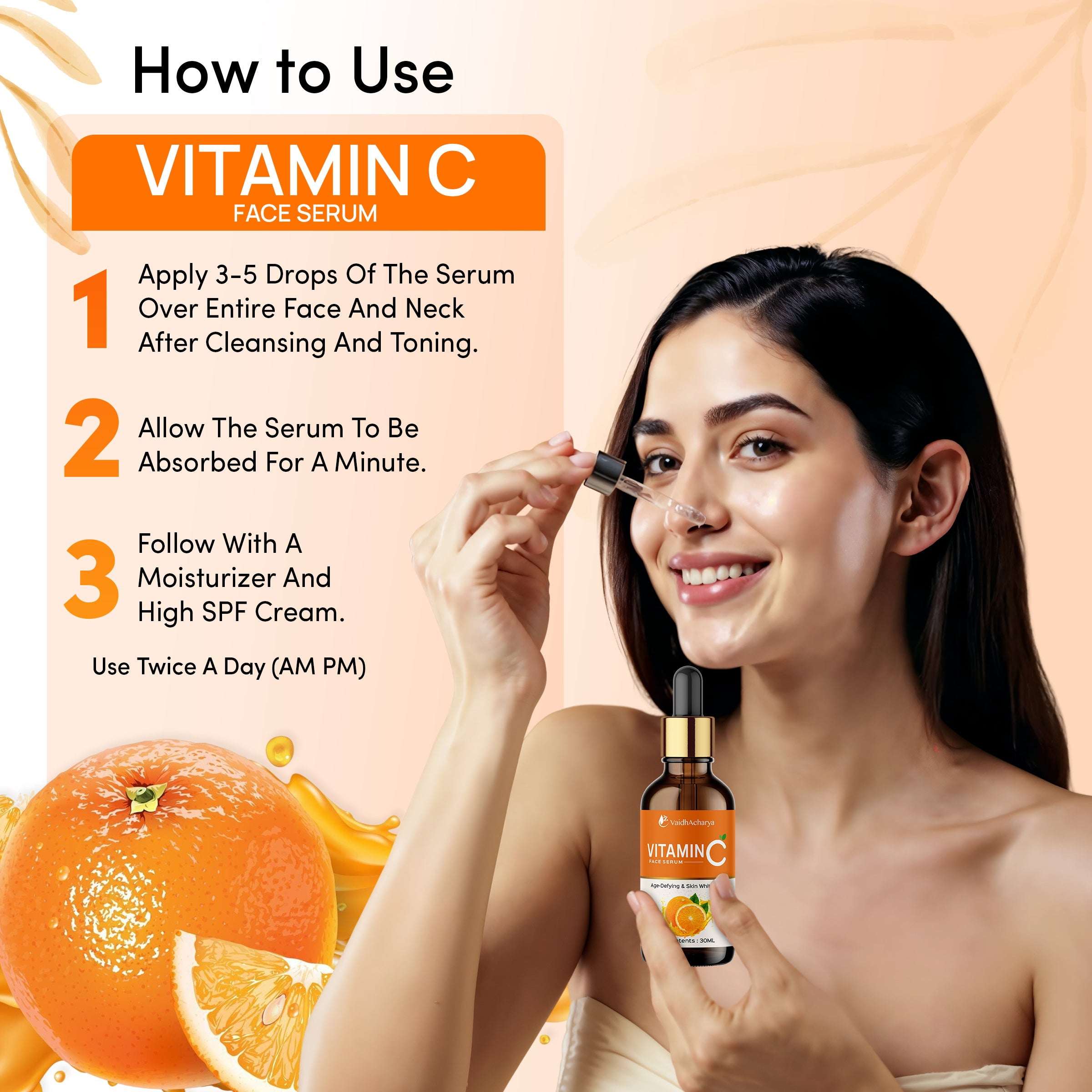Vitamin C Serum | Reduces Dark Spots, Pigmentation & Oily Skin