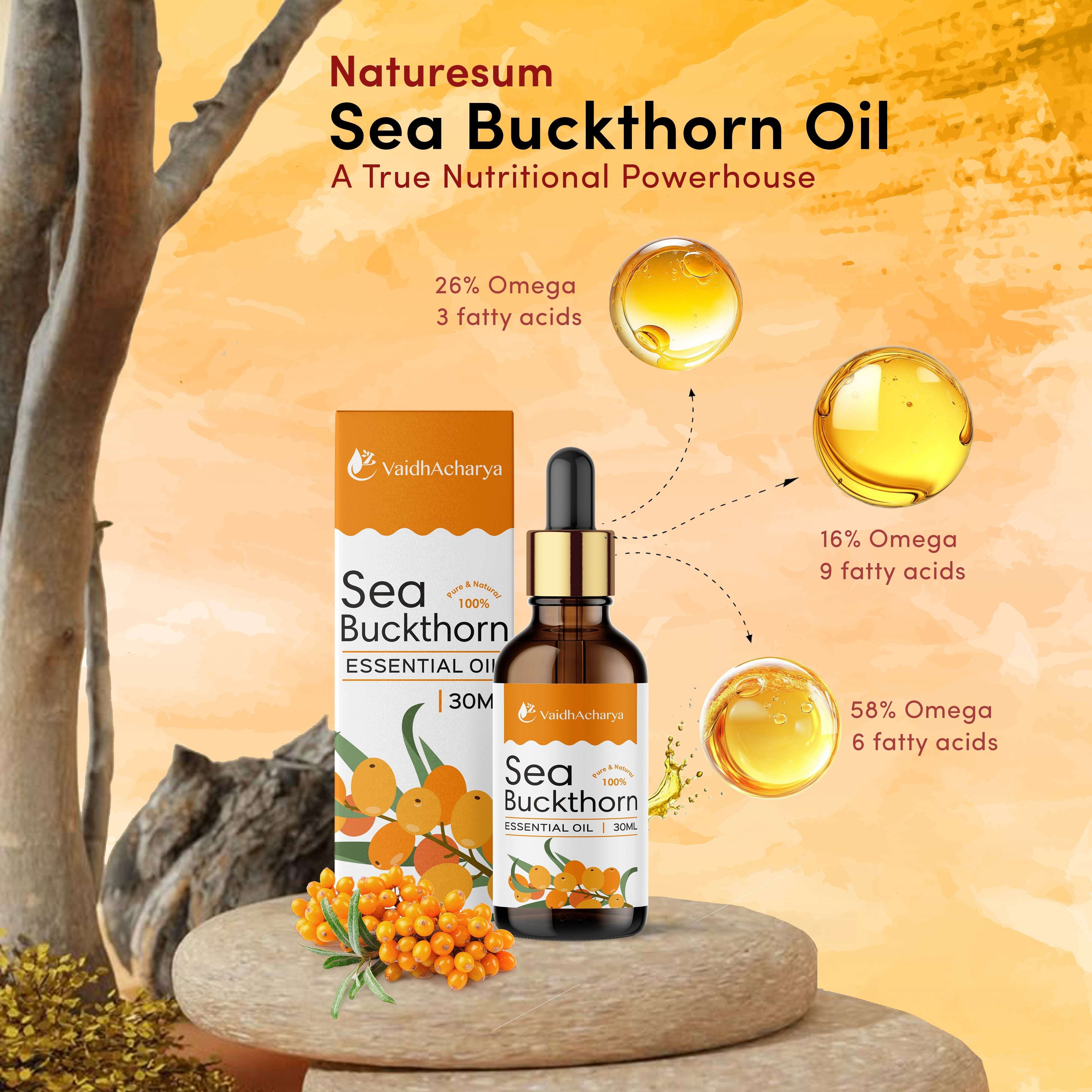 Sea Buckthorn Essential Oil | Face & Hair Nourishing Oil