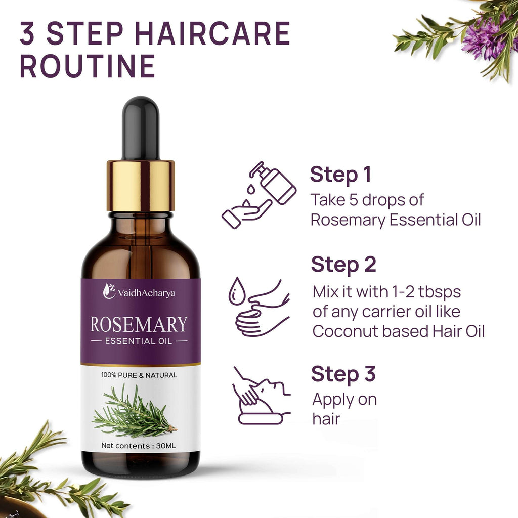 Rosemary Essential Oil For Hair Growth For Women & Men